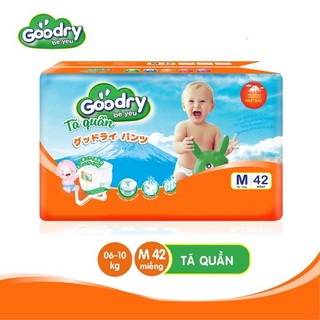 Tã quần Goodry M42/L38/XL34/XXL30thấm hút nhanh – Siêu mềm mại, khô thoáng