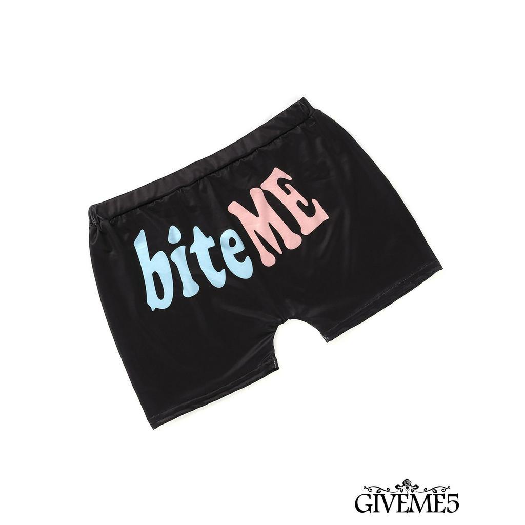 Quần Short Legging Thể Thao In Chữ Gợi Cảm Dành Cho Nữ