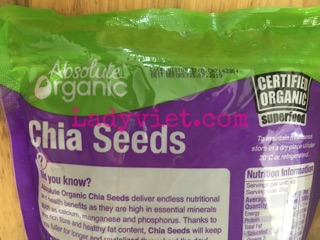 Chính Hãng - Hạt chia Úc Absolute 1kg
