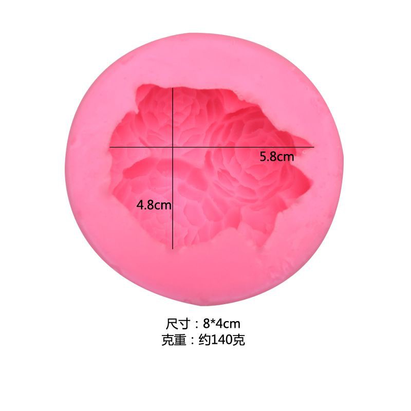 Khuôn rau câu silicon Chùm hoa mẫu đơn