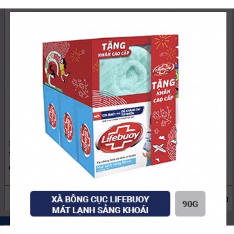 Xà bông diệt khuẩn Lifebuoy 90g