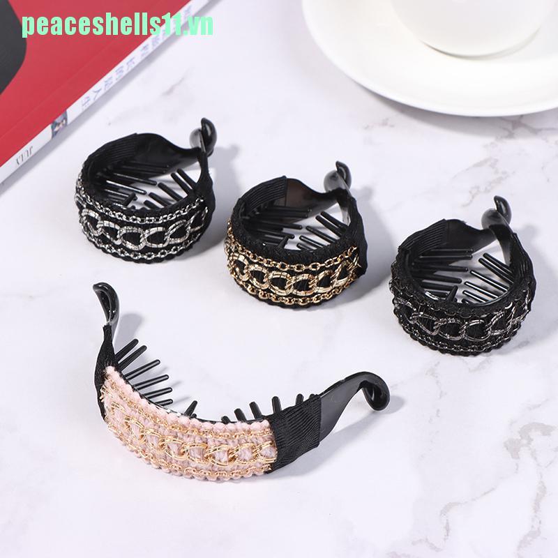 [Hàng mới về] Kẹp tóc hình tròn xinh xắn dành cho nữ