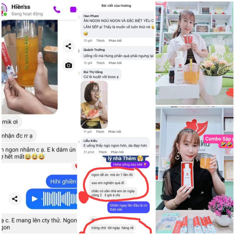 Collagen Nhụy Hoa Nghệ Tây Linh Hương [ Chính hãng]