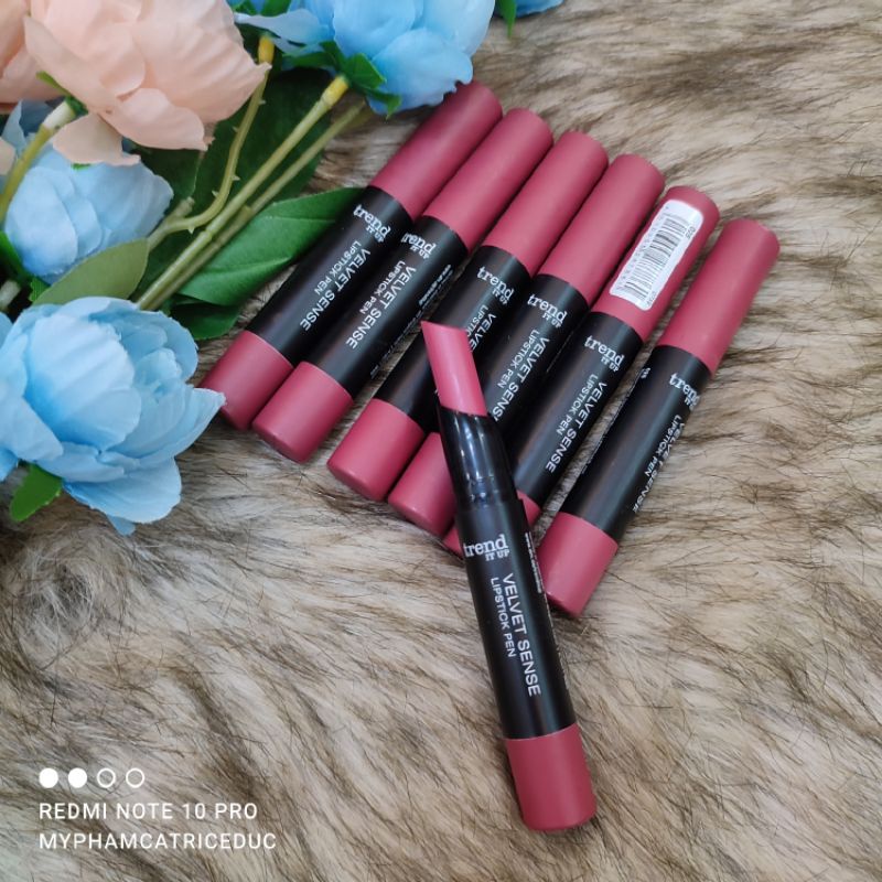 Son Trend it up Velvet Sense lipstick Pen-hồng đất 025