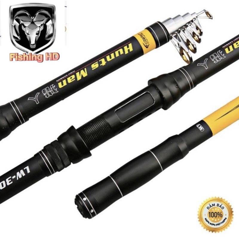 Bộ Cần Câu Máy Huntman Máy Câu LC7000 Tặng Kèm Phụ Kiện BCC4 đồ câu FISHING_HD