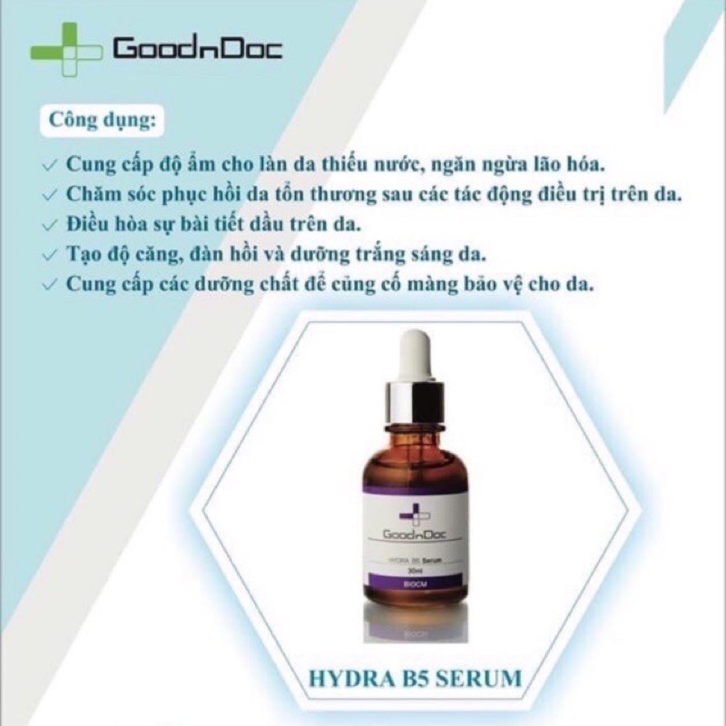 Serum Hydra B5 GoodnDoc Cấp Ẩm_Chống Lão Hoá - Lọ 30ml | BigBuy360 - bigbuy360.vn