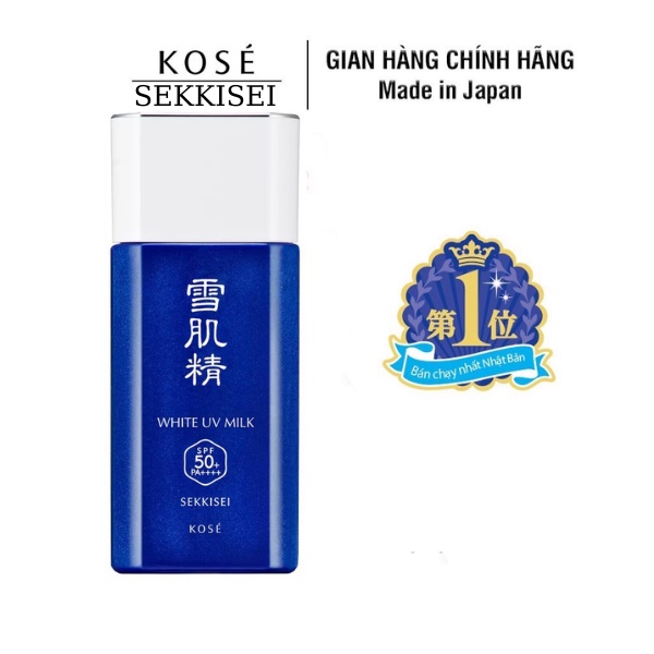 Sữa chống nắng dưỡng trắng ngăn ngừa nám tàn nhang Kosé Sekkisei White UV Milk
