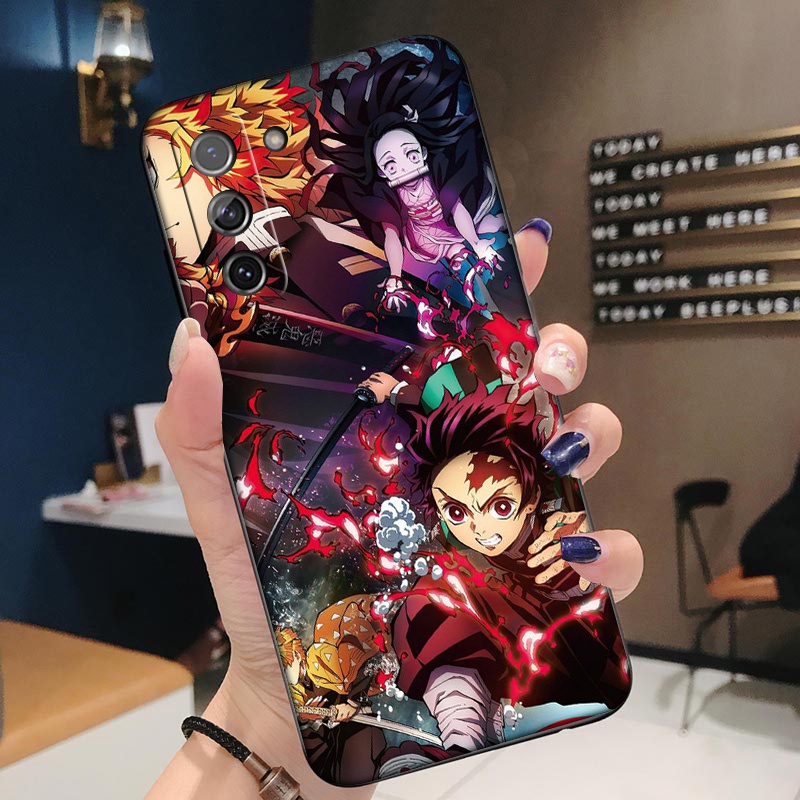 Ốp Điện Thoại Mềm Hình anime demon slayer Cho Samsung Galaxy S22 Plus Note 20 Ultra 10 9 8 Plus Lite JE109 Mới