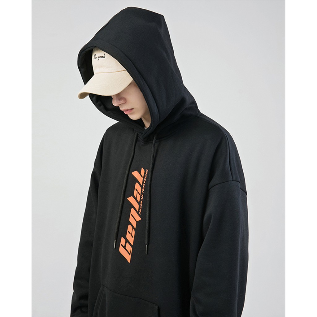 Áo Hoodie GenlaL - Vải Nỉ Bông Form Rộng Không Xù Lông - Nam Nữ Unisex Ulzzang Hàn Quốc