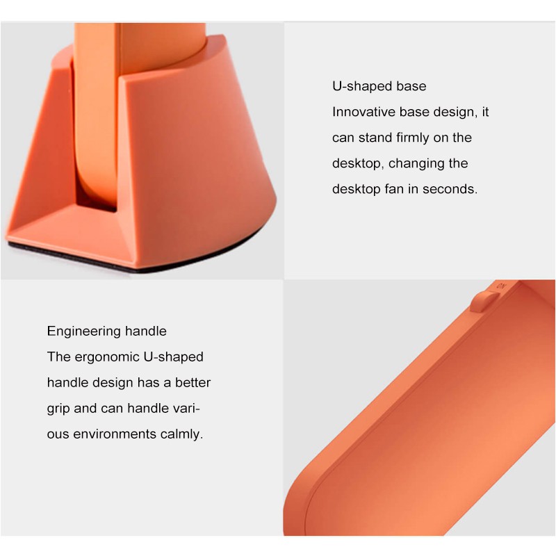 Quạt mini cầm tay XIAOMI YOUPINVH điều hòa không khí có thể sạc lại USB tích hợp pin chuyên dụng