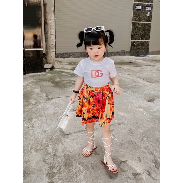 - Set váy DG hotrend cho bé gái hàng chuẩn thiết kế NTH design