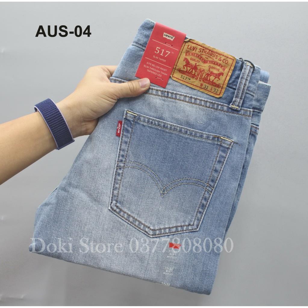 Sale Tết- ⚡️FLASH SALE⚡️Quần Jeans Levis 517 SUÔNG AUS-04 xanh nhạt mài nhẹ, Cambodia xuất dư az1 * ' .