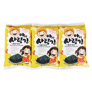 Combo 6 gói Rong biển ăn liền cho bé ( Date mới nhất 2021)