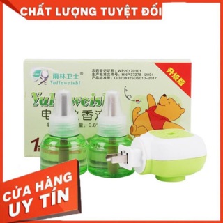 🚀Hàng Nhập Khẩu🚀 Combo 1 Máy Xông Và 2 Lọ Tinh Dầu Đuỗi Muỗi YuHao Không độc hại an toàn cho cả gia đình