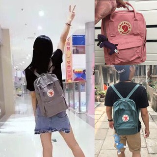 Balo vải nam nữ thời trang đi học cao cấp màu vàng SANTA STORE phong cách basic ulzzang Hàn Quốc chống nước giá rẻ