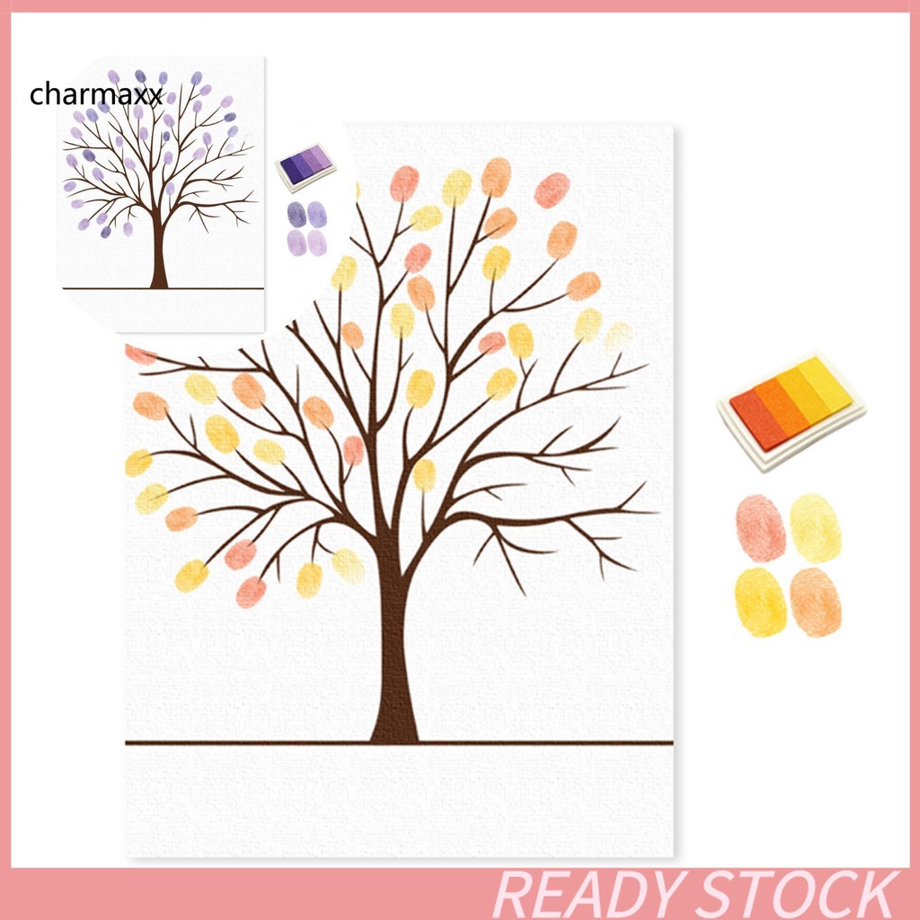 Tranh in dấu vân tay bằng vải canvas cho tiệc cưới/sinh nhật
