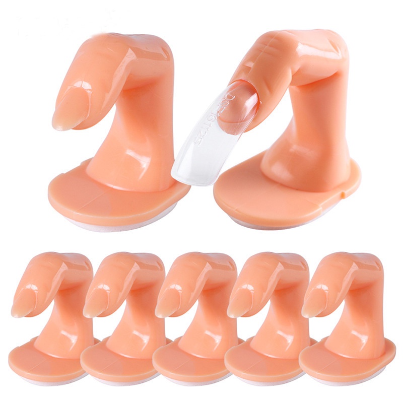 Ngón tay giả tập làm móng làm nails, ngón tay chuyên dụng loại có móng.