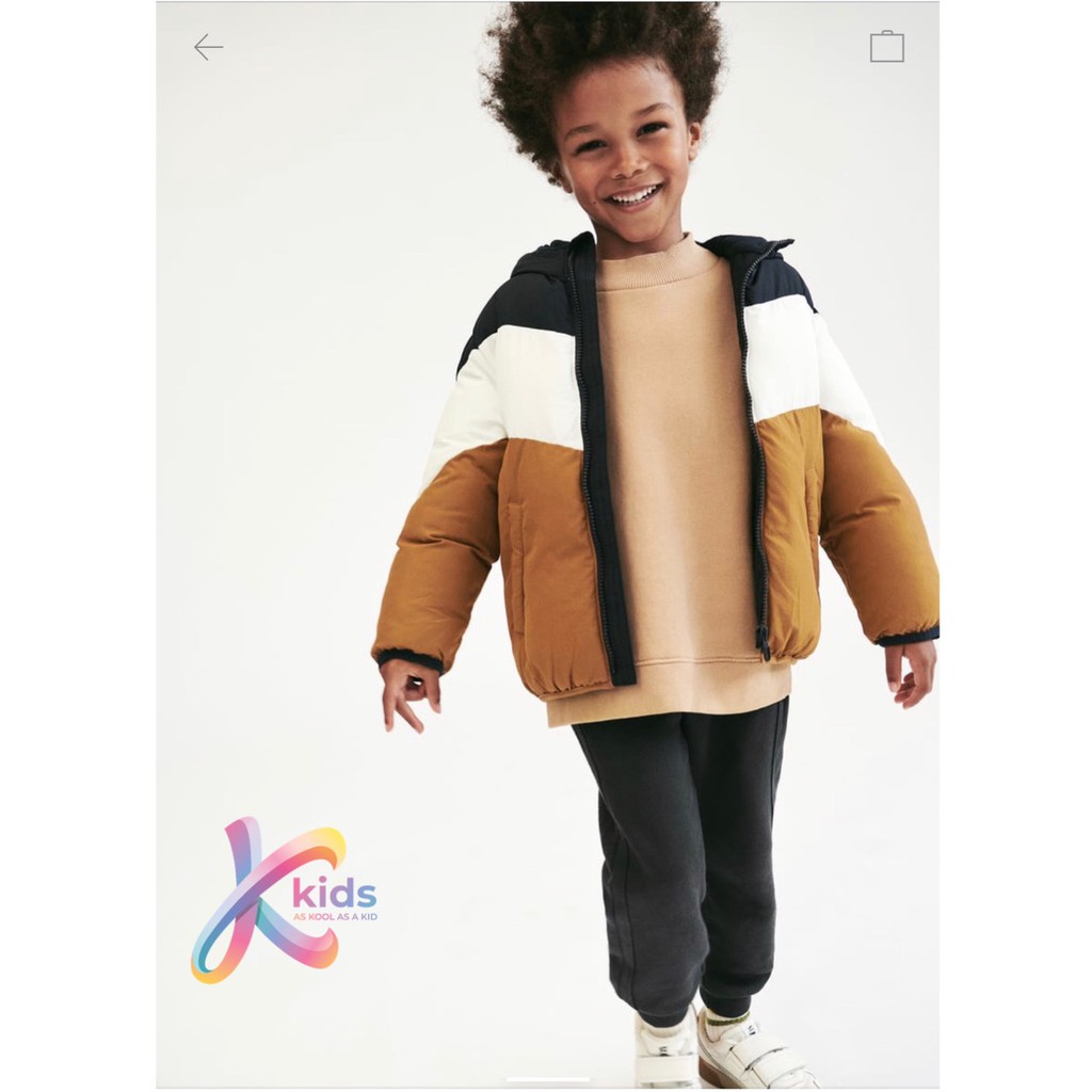 Áo phao phối màu 3 khoang Z.ara dư xịn cho bé