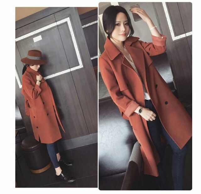 Áo Khoác Vest Form Dài Hàn Quốc
