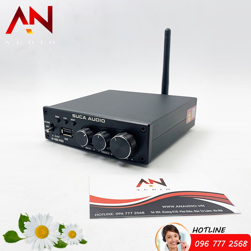 Amply Mini Công Suất Khủng M98E-Pro -160W x 2 với Bass Treble và Cổng USB