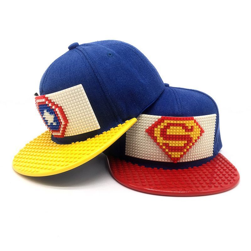 Nón ghép Le.go - Mũ lưỡi trai cho bé trai Hiphop Lego siêu Xịn cho cho bé trai, bé gái.