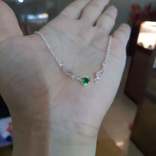 Dây chuyền nữ bạc mặt trái tim