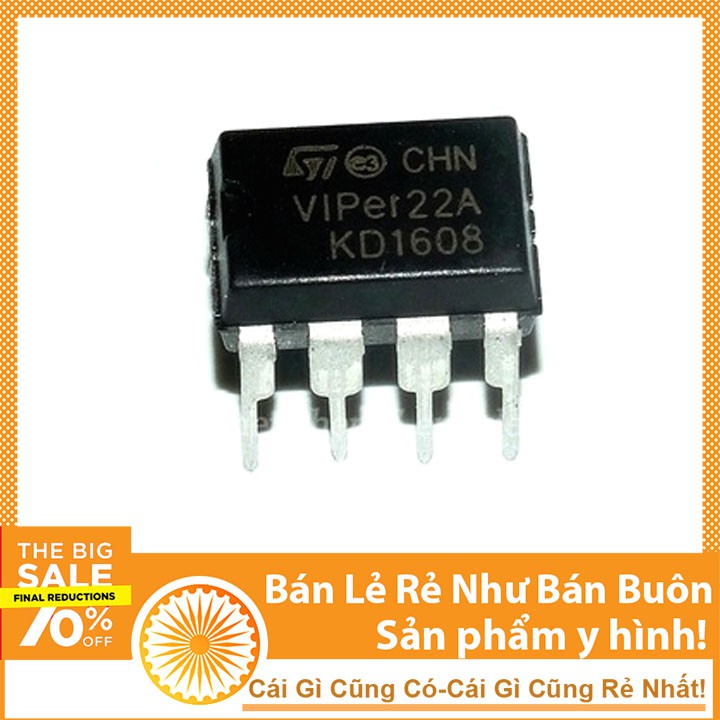 IC Nguồn Viper22A DIP8 DHCNHN