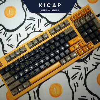 Bộ keycap SA Màn hình vàng tráng men - Kicap