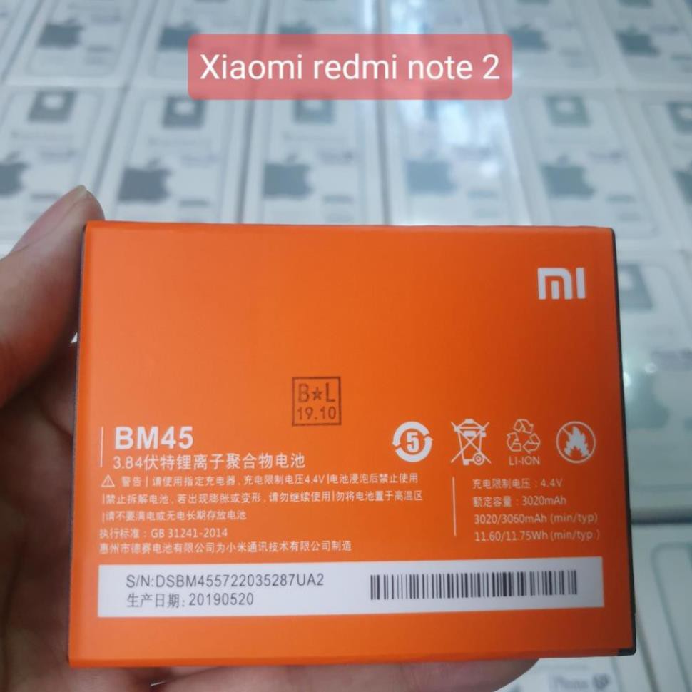 SIÊU SALE- Pin Xiaomi Redmi Note 2- BM45 (Cam Kết Pin Loại 1)