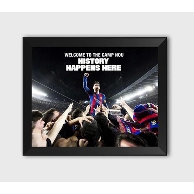 {Football fans}2011 Barcelona UEFA Champions League final start photo frame Barcelona fans gift photo wall bar decoration