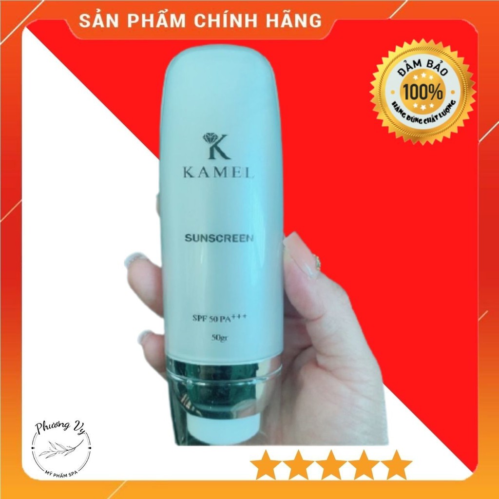 Kem Chống Nắng  Kamel Sun Screen 30g, 50g SPF 50PA+++ Mỹ Phẩm Việt Nam Cao Cấp, Hiệu Quả