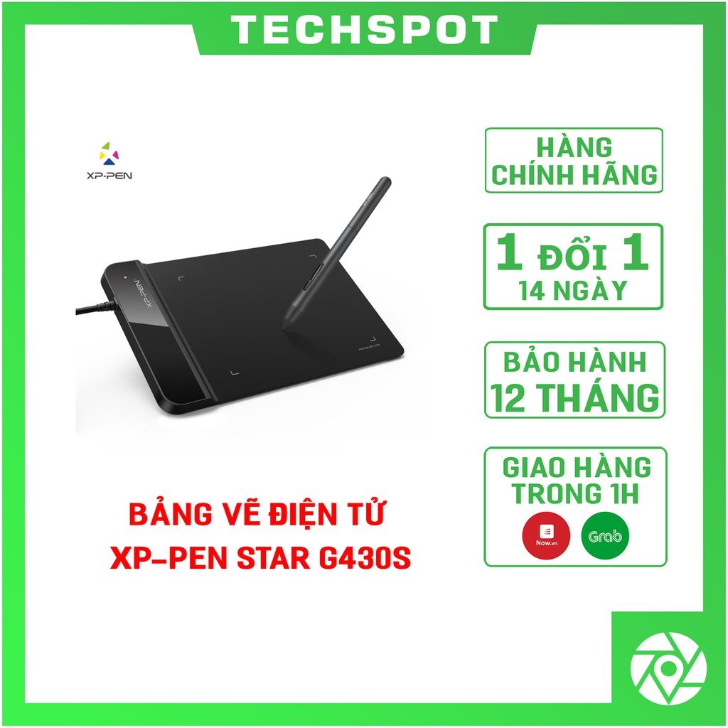 Bảng Vẽ Điện Tử XP-Pen Star G430S Siêu Mỏng Lực Nhấn 8192 Chơi OSU, Ký Tên Điện Tử