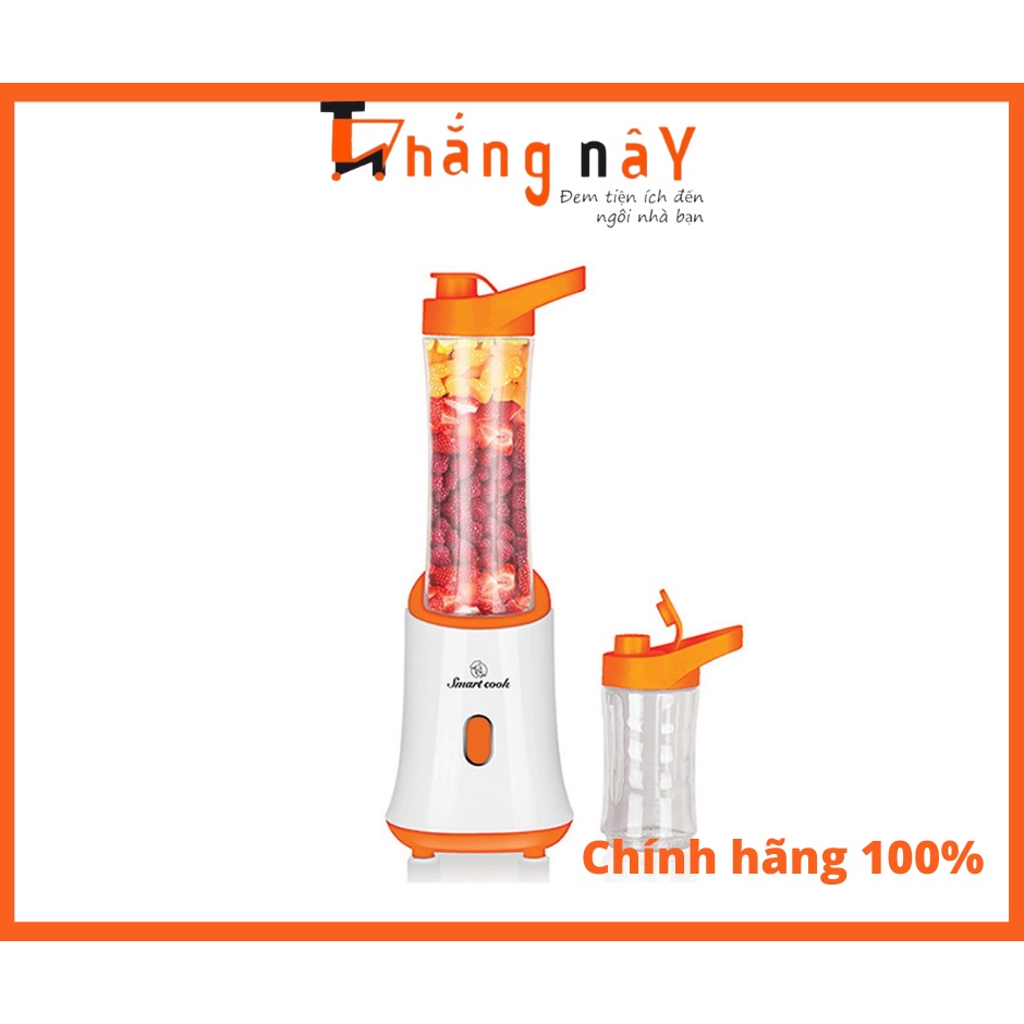 [Mã ELHA22 giảm 6% đơn 300K] Máy xay sinh tố Elmich Smartcook BLS-3885 kèm 2 bình xay - Hàng chính hãng