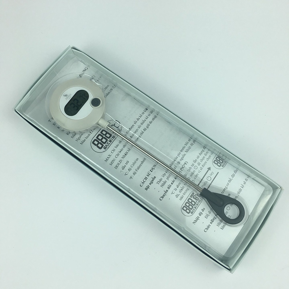 Nhiệt kế điện tử Moaz Bebe MB020 đo nước tắm, pha sữa cho bé