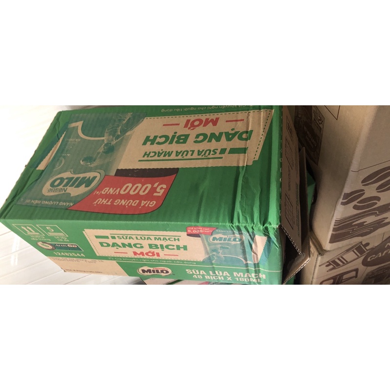 Thùng 48bịch milo nước( 180ml)