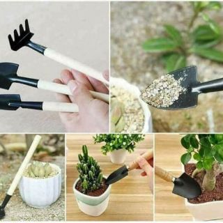 Bộ cuốc xẻng làm vườn mini 3 món