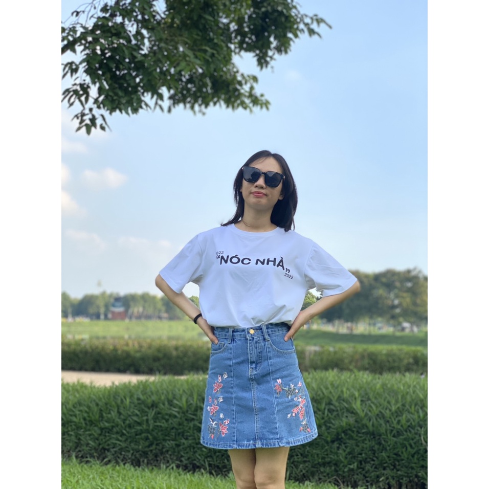 Áo thun nam nữ áo phông đôi in chữ TRỤ CỘT NÓC NHÀ chất liệu cotton mát mẻ