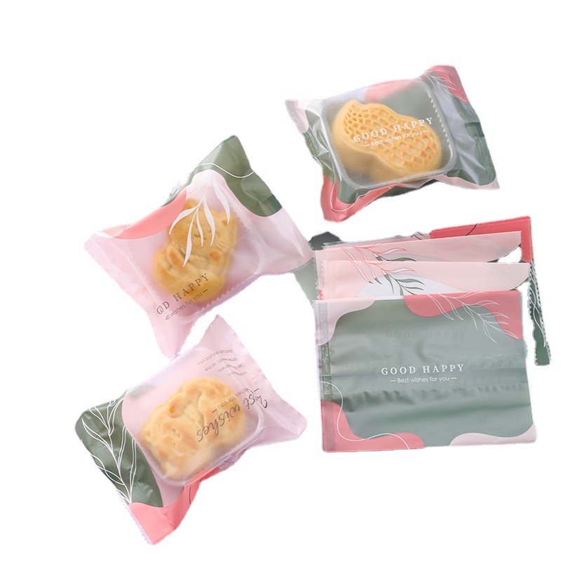 100 Túi Đựng Bánh Kẹo, Bao Bì Đựng Trà, Bánh Kẹo Họa Tiết Good Happy 4 in1 - VUA BAO BÌ