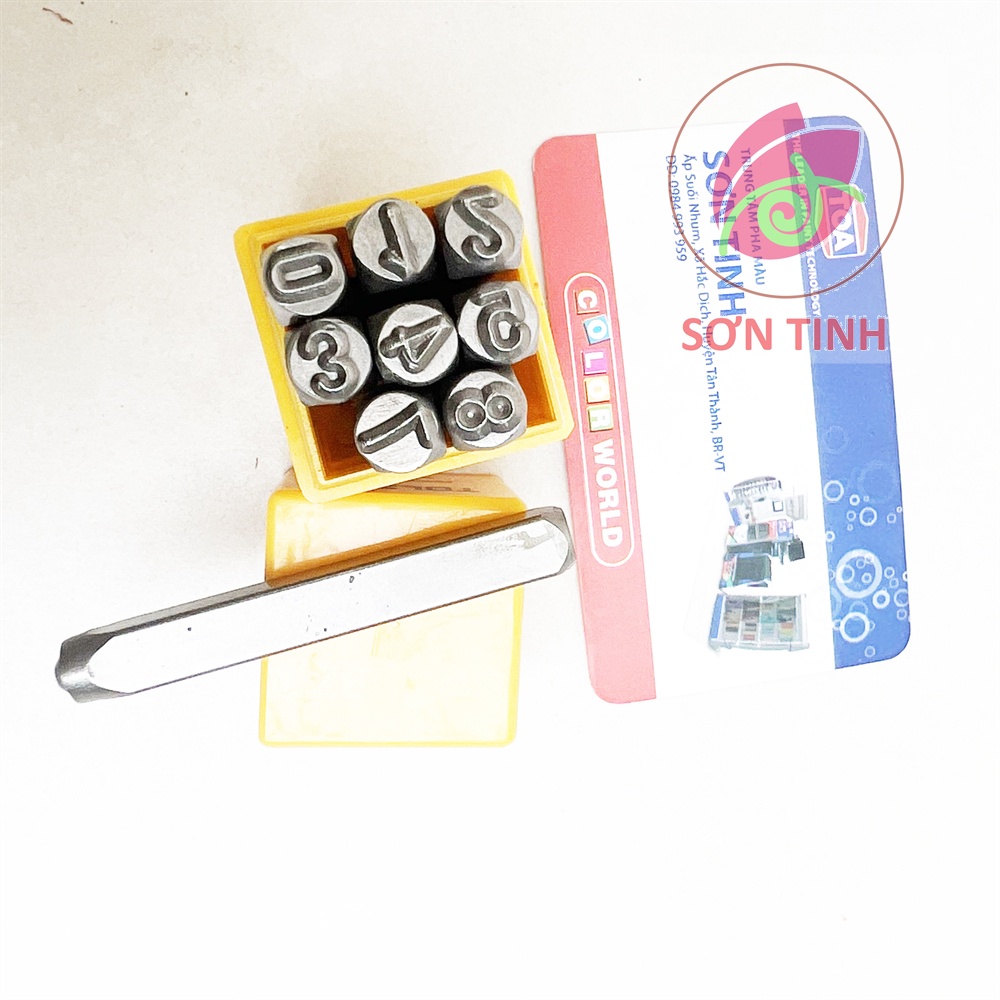BỘ ĐÓNG SỐ 9 CÂY (1-9)  6mm- TOLSEN 25097