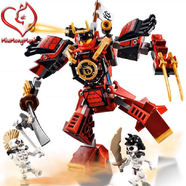 Robot Samurai 160 Chi Tiết Ninjago Đồ Chơi Lắp Ráp Xếp Hình Lego Bela
