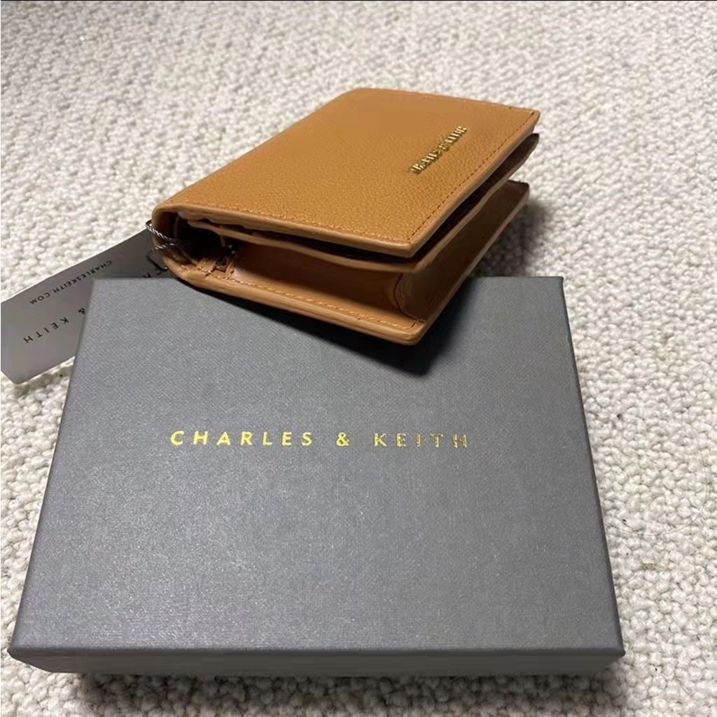 Ví Gấp Nữ Đơn Giản CNK22 10840202 Ví Đựng Thẻ Đa Năng Phối Dây Xích Thời Trang