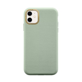 Leather Case Sage Green | Ốp Lưng Da PU Cao Cấp Màu Xanh Mint