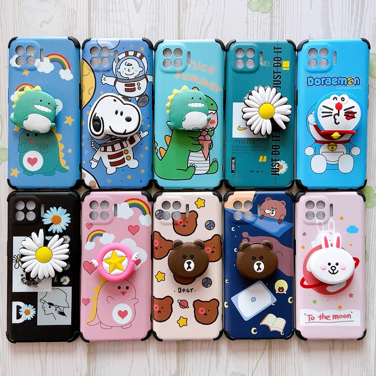 Ốp idm Hàn Quốc kèm Pop Oppo F9 / Oppo A7 / Oppo A5s / A12 / Realme 2pro /A93/Reno 2F