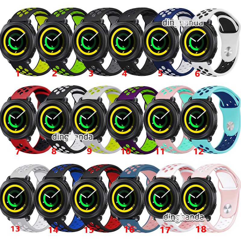 Dây đeo bằng silicon mềm cho đồng hồ thể thao Samsung Gear Sport S4