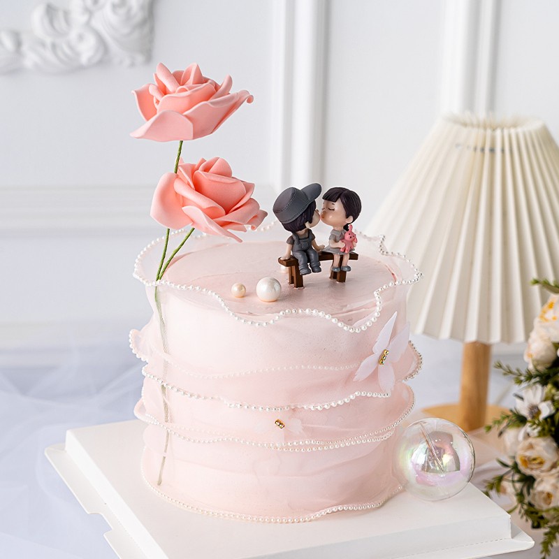 Dải Dây Đính Ngọc Trai 2m Trang Trí Bánh Sinh Nhật