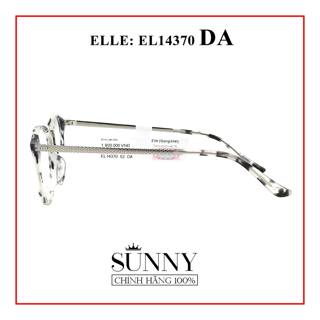 Gọng kính Elle chính hãng EL14370 DA