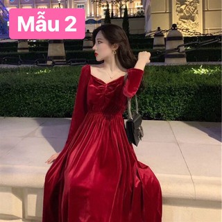 Đầm Đỏ May Mắn Tết 2020 Các Mẫu