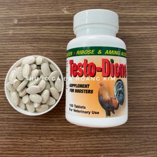 TESTO DIONE - Chuyên trị lỏn lẻn , cự yếu và tăng khả năng sinh sản cho gà nọc.