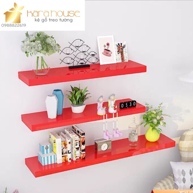 ❣️3 THANH NGANG KỆ GỖ TREO TƯỜNG DECOR, TRANG TRÍ NHÀ CỬA HOT. Tặng kèm vít và nở. Bảo hành 24 tháng