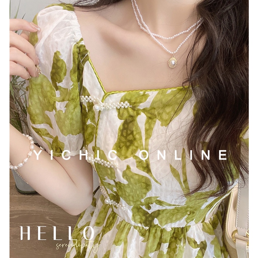 Đầm Maxi Tay Ngắn In Hoa Thời Trang Mùa Hè Dễ Phối Đồ Cho Nữ